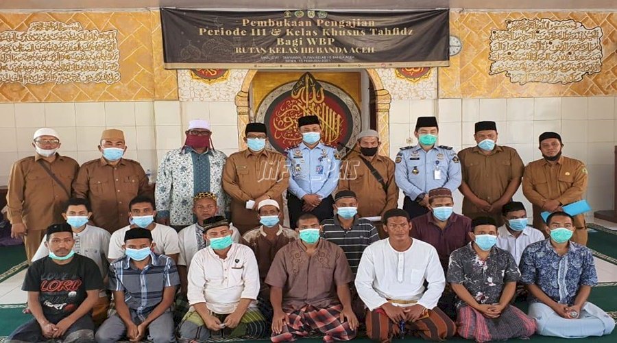 Rutan Banda Aceh Buka Kelas Tahfiz Alquran